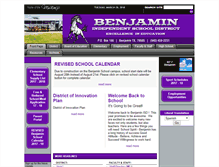 Tablet Screenshot of benjaminisd.net